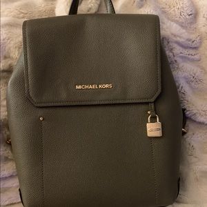 Michael Kors leather backpack💜 NWOT